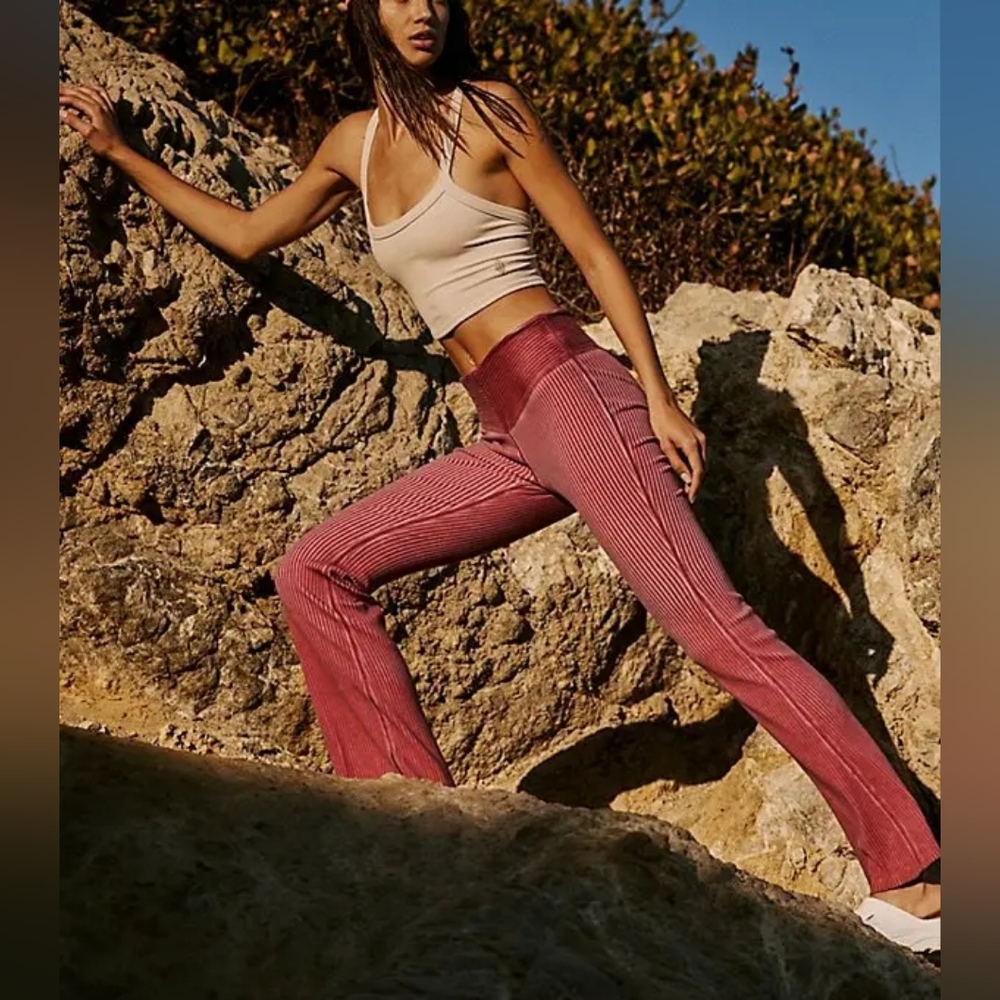 FP Movement by Free People Mark My Words Slim Flares Size S New W/O Tags - Picture 3 of 14